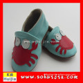 wholesale top sale factory colorful shape soft flat Fashion embroidered baby shoes